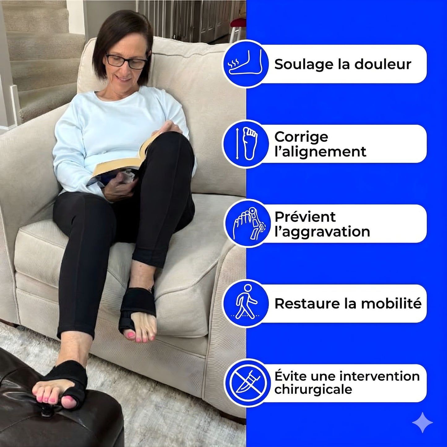 Everlixe™  | Corrigez progressivement la position des orteils